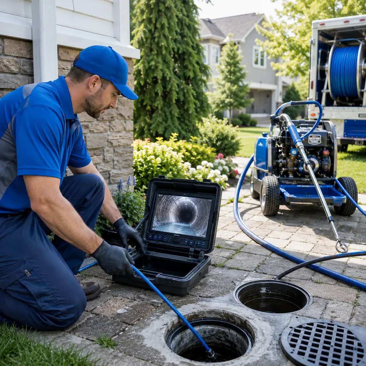 Outdoor drain cleaning professionals serving Alfred Station, NY